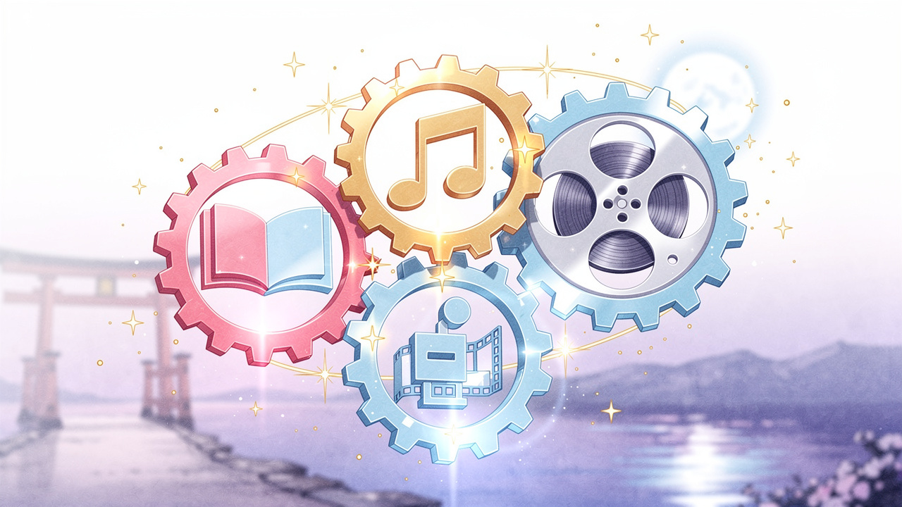 3社の歯車が噛み合うアニメ製作の構図